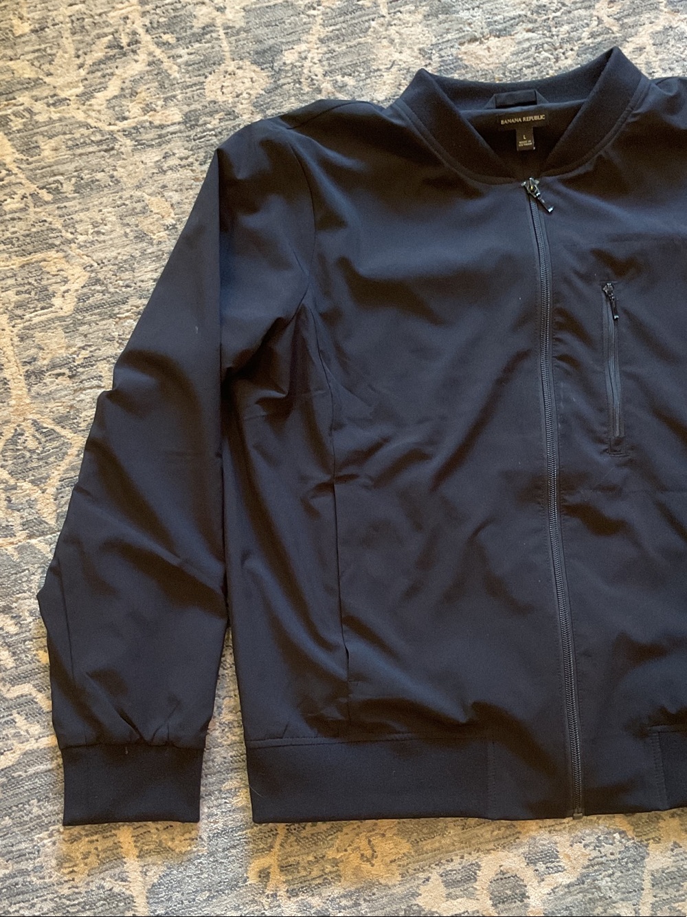 Banana Republic Black Bomber Jacket - Picture 4 of 12